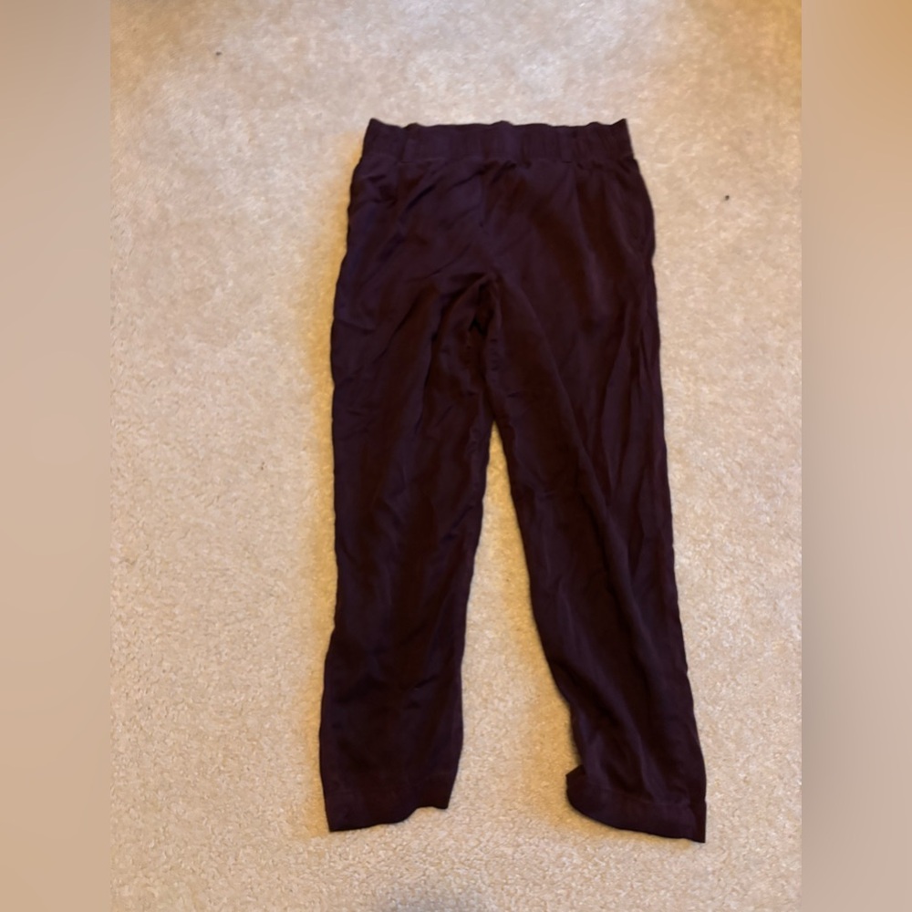 Gap 6p maroon pull on pants